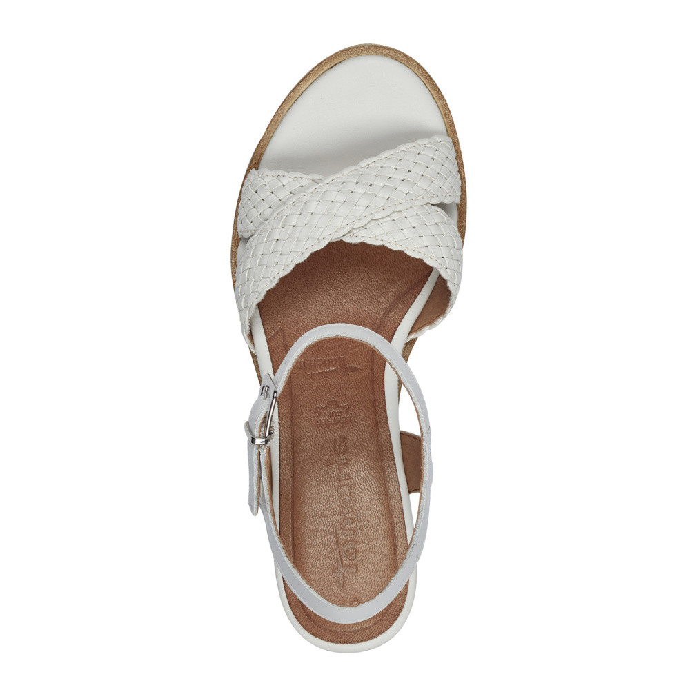 detail Dámské sandály TAMARIS 28351-44-100 bílá S5