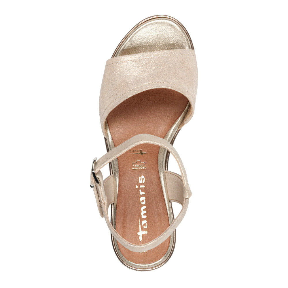 detail Dámské sandály TAMARIS 28360-44-179 zlatá S5