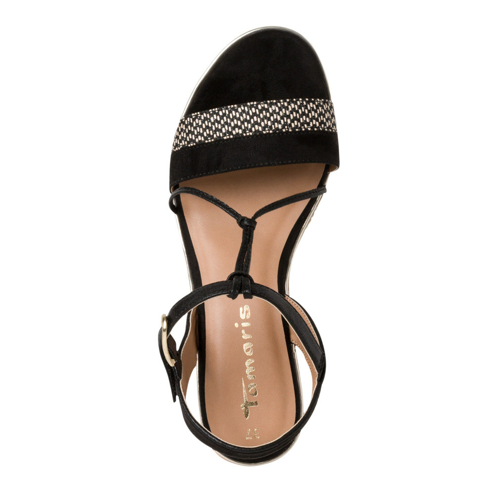 detail Dámské sandály TAMARIS 28361-42-098 černá S5