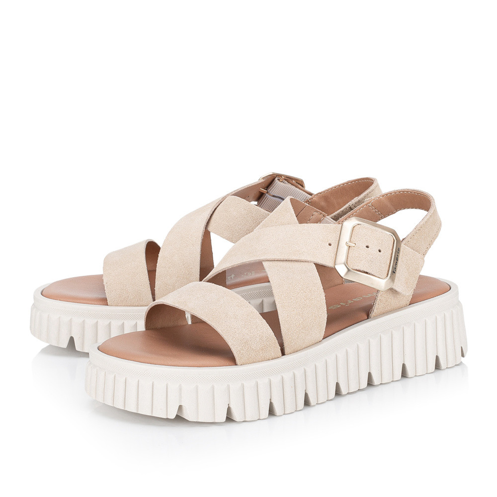 detail Dámské sandály TAMARIS 28705-44-400 béžová S5