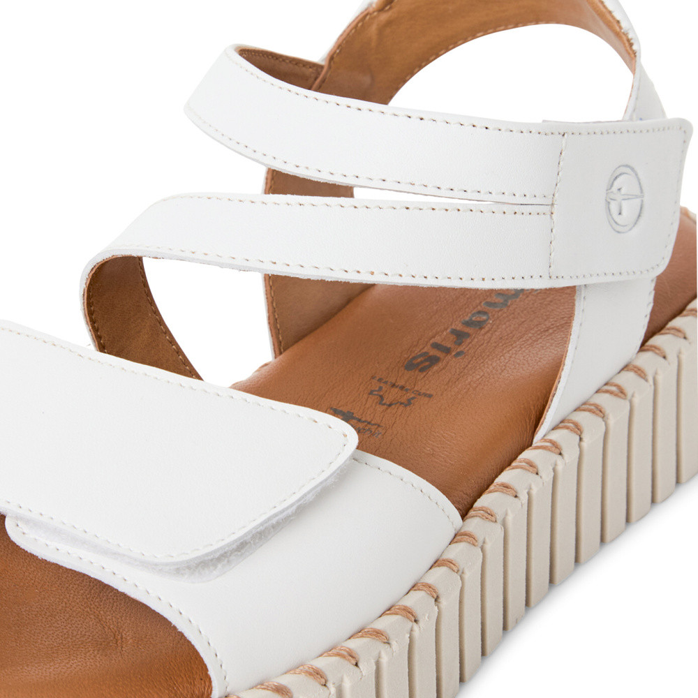 detail Dámské sandály TAMARIS 28706-44-117 bílá S5