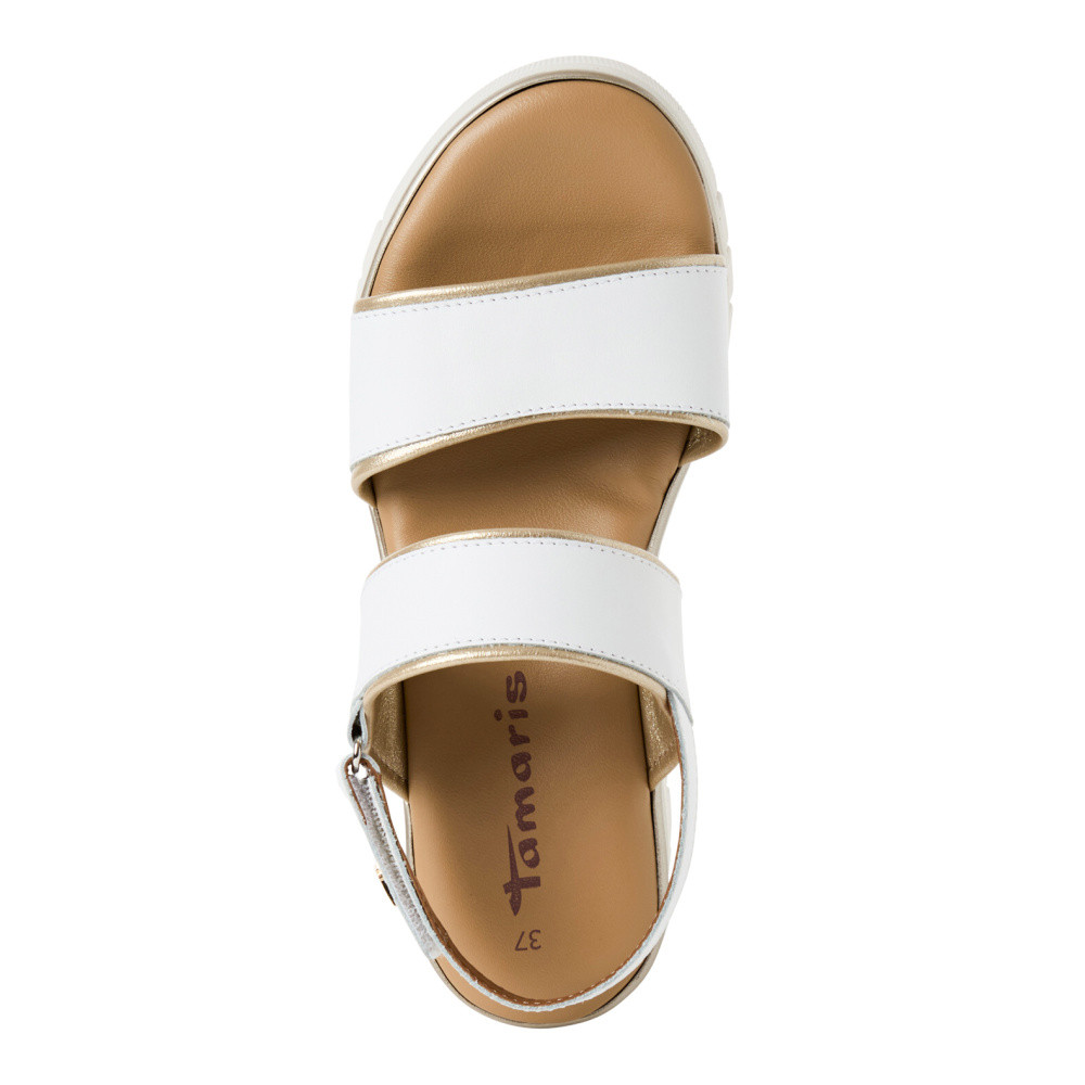 detail Dámské sandály TAMARIS 28711-44-132 bílá S5
