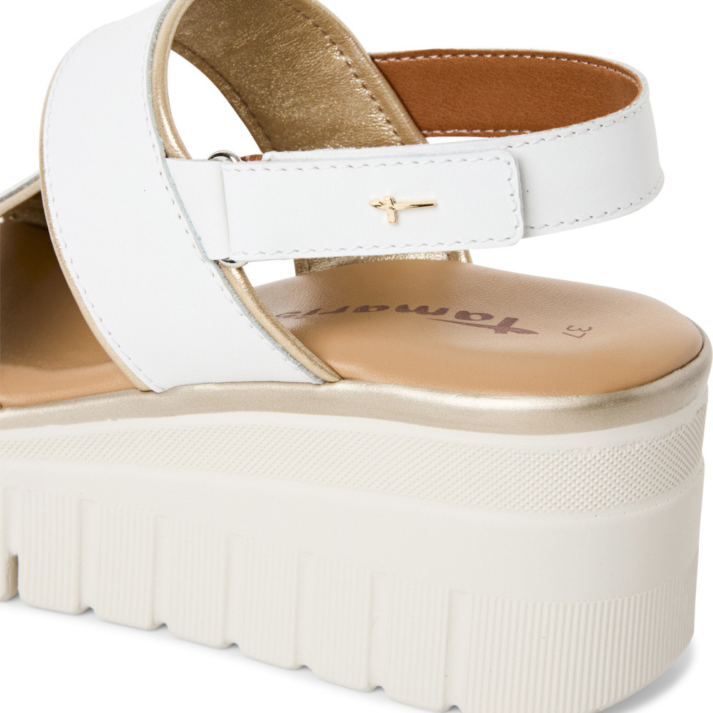 detail Dámské sandály TAMARIS 28711-44-132 bílá S5