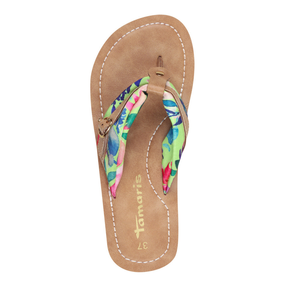 detail Dámské žabky TAMARIS 27109-42-701 zelená S5