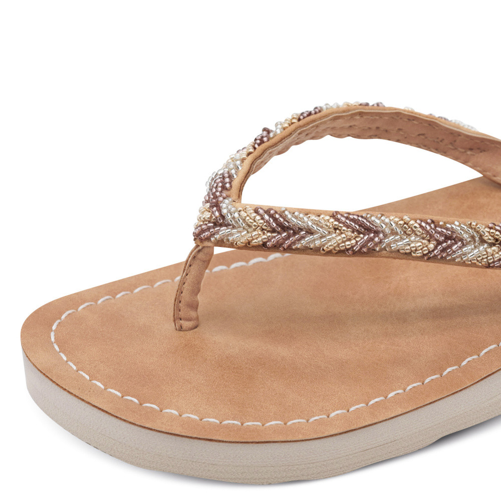detail Dámské žabky TAMARIS 27121-44-988 béžová S5