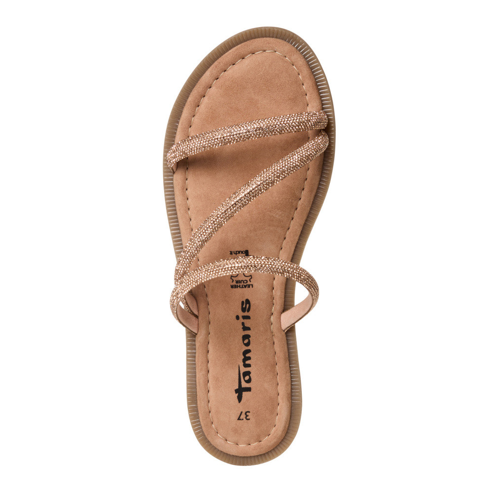 detail Dámské nazouváky TAMARIS 27131-44-586 zlatá S5