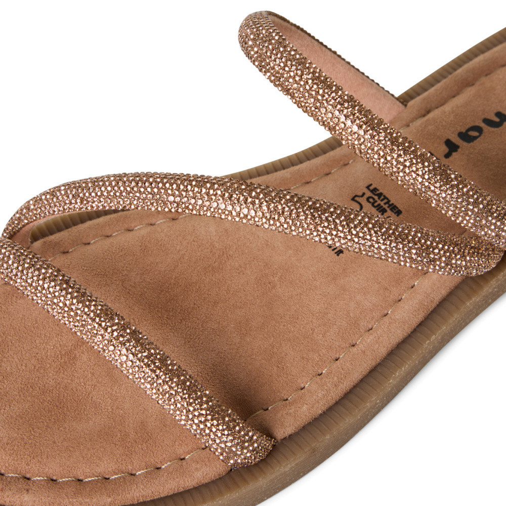 detail Dámské nazouváky TAMARIS 27131-44-586 zlatá S5