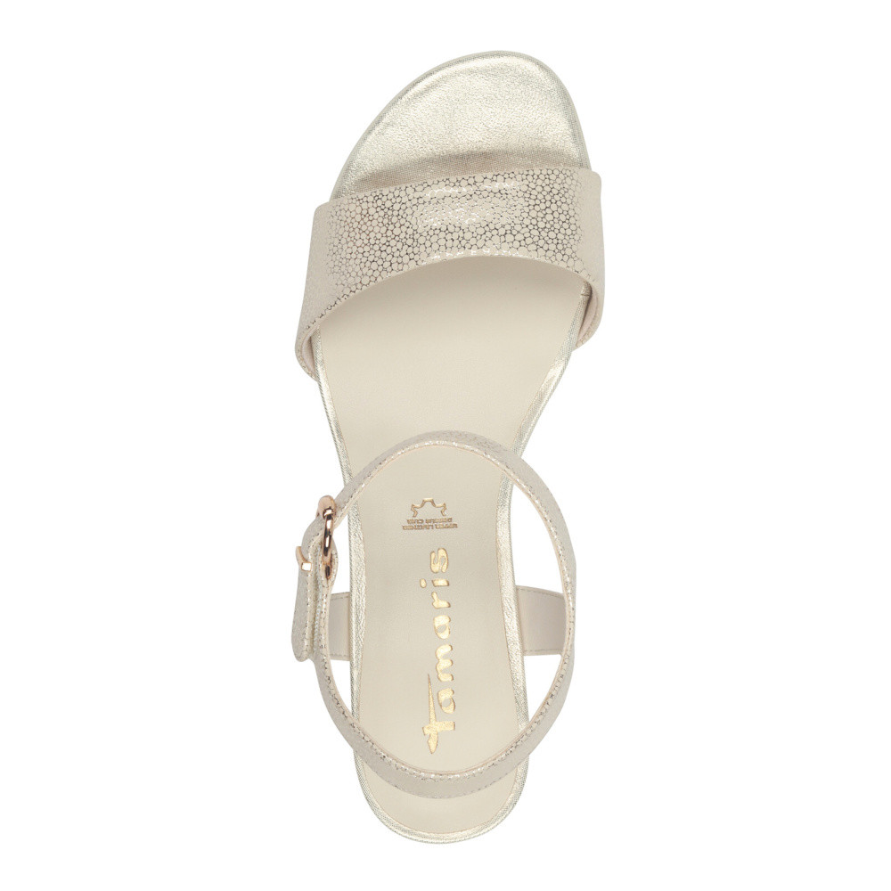 detail Dámské sandály TAMARIS 28250-42-968 zlatá S5