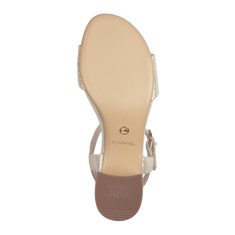 detail Dámské sandály TAMARIS 28250-42-968 zlatá S5