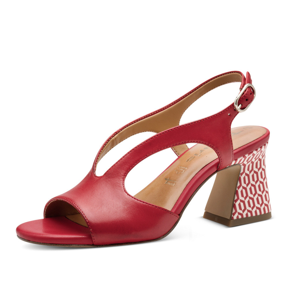 detail Dámské sandály TAMARIS 28316-44-500 červená S5