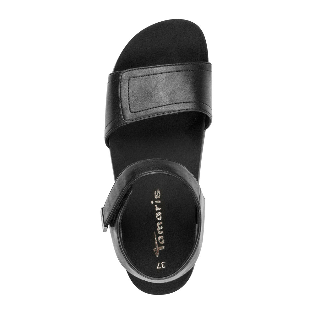 detail Dámské sandály TAMARIS 28404-44-001 černá S5