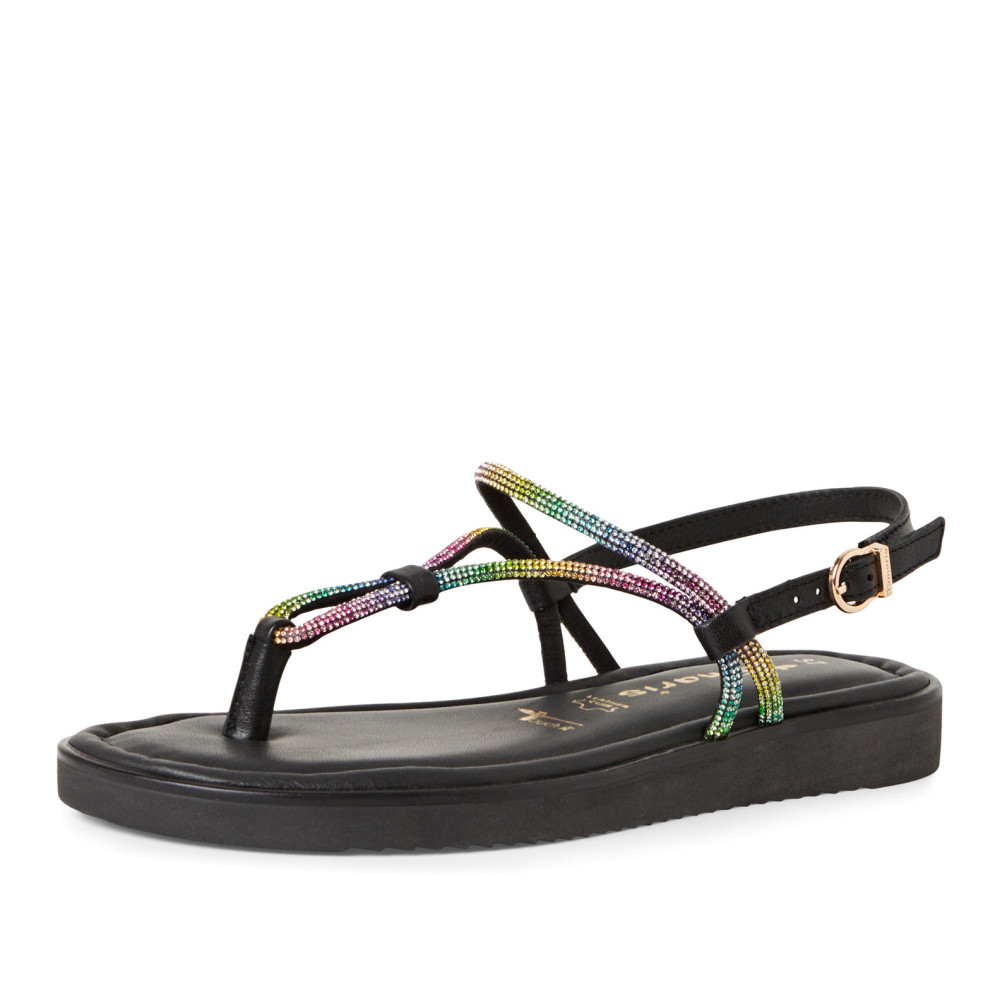 detail Dámské sandály TAMARIS 28601-44-902 černá S5