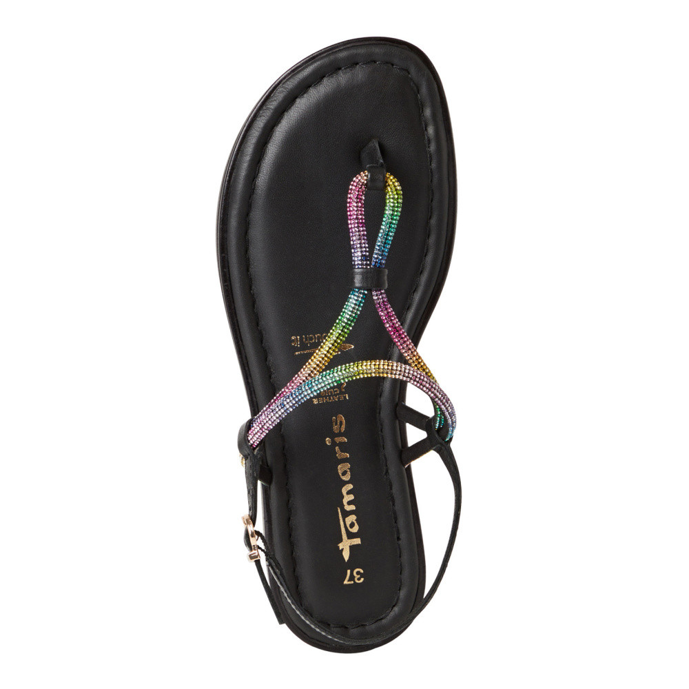 detail Dámské sandály TAMARIS 28601-44-902 černá S5