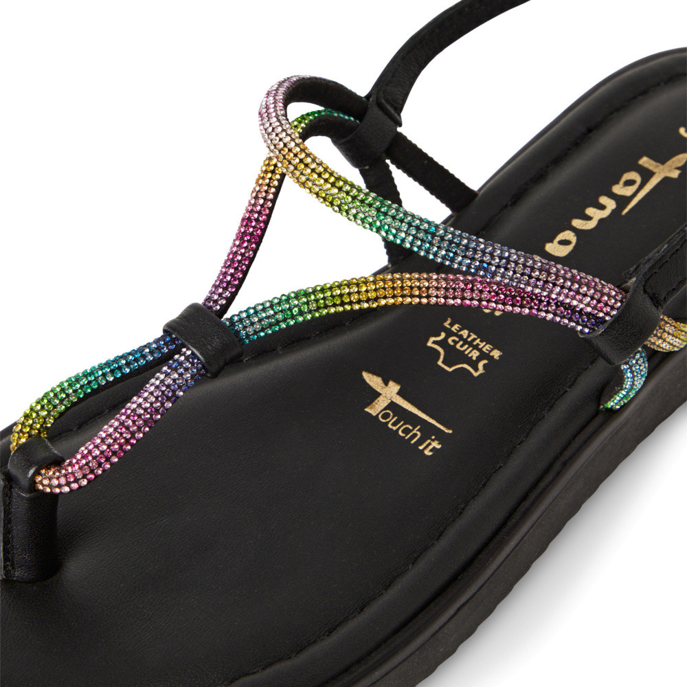 detail Dámské sandály TAMARIS 28601-44-902 černá S5