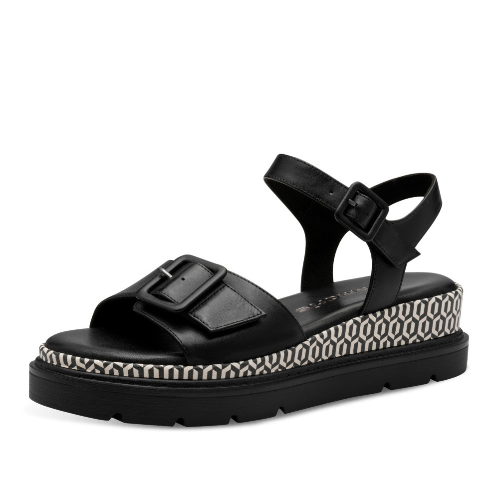 detail Dámské sandály TAMARIS 28723-44-001 černá S5