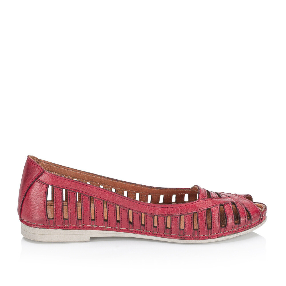 detail Dámské baleríny IBERIUS 1092-497 červená S5
