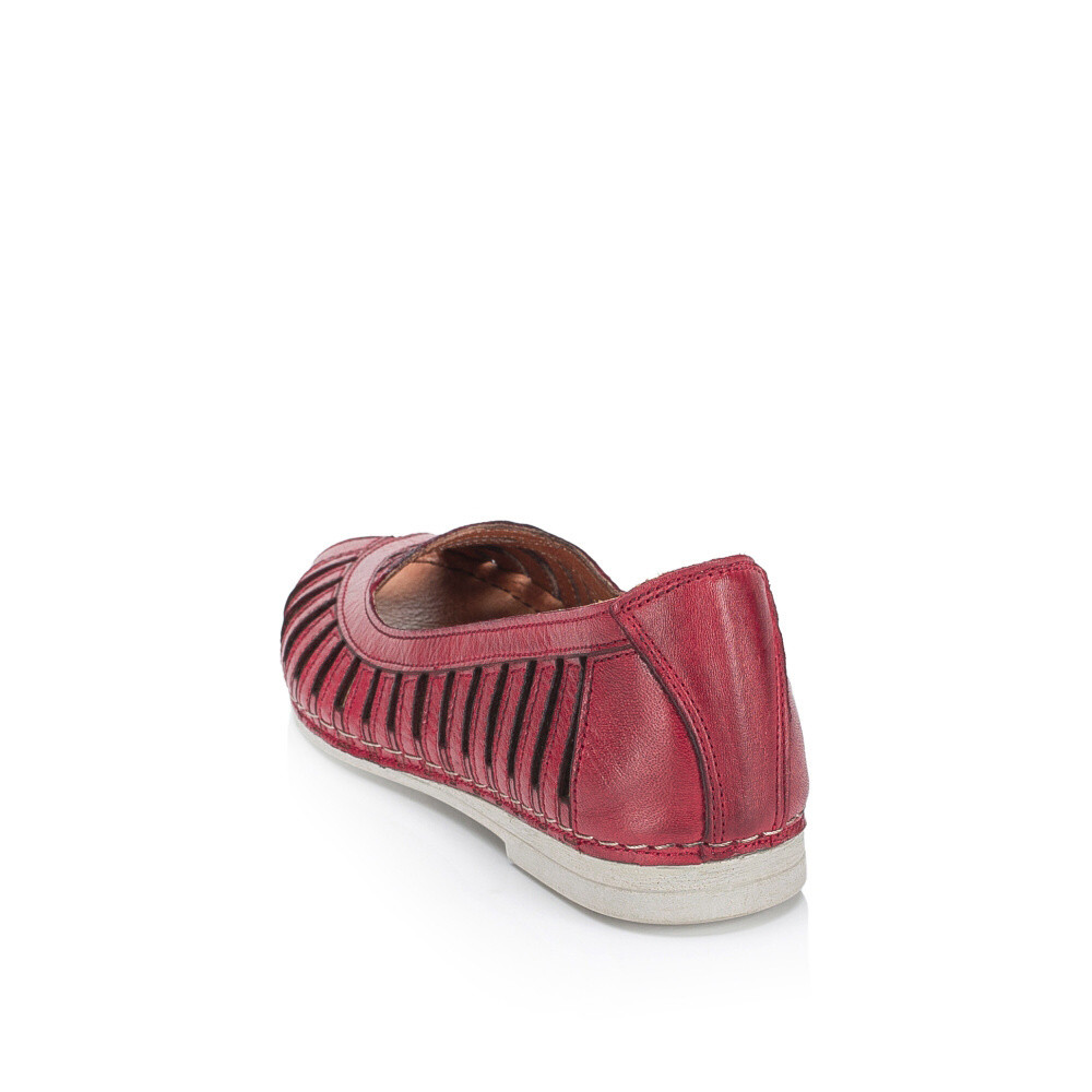 detail Dámské baleríny IBERIUS 1092-497 červená S5