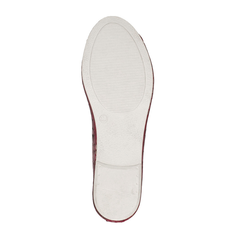 detail Dámské baleríny IBERIUS 1105-497 červená S5