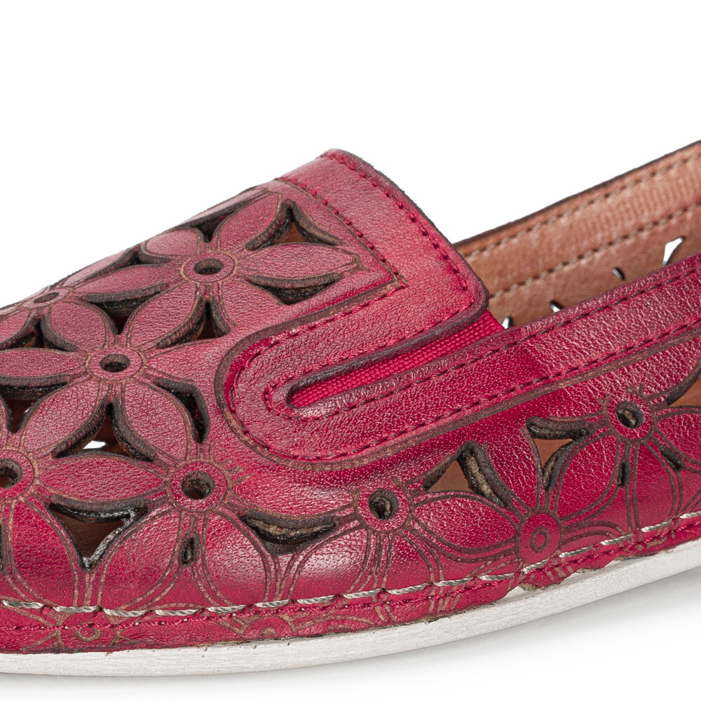 detail Dámské baleríny IBERIUS 1105-497 červená S5