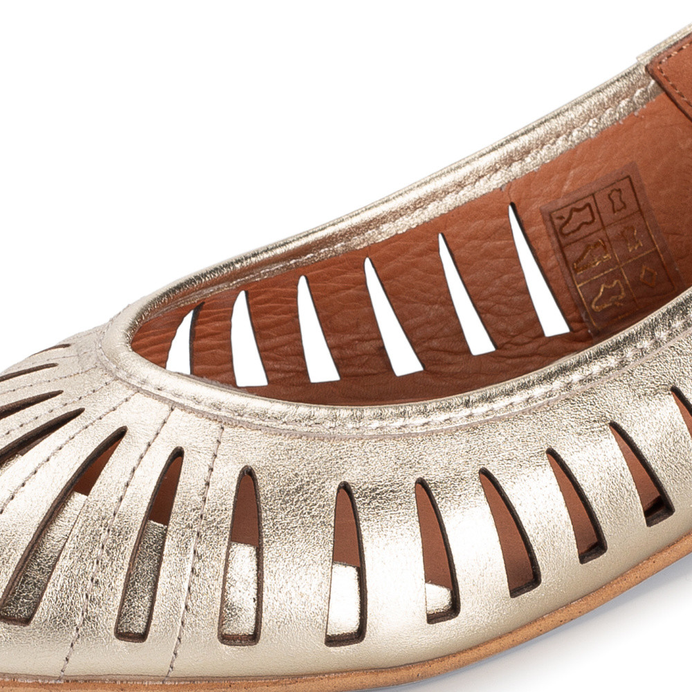 detail Dámské lodičky IBERIUS 182-611 zlatá S5