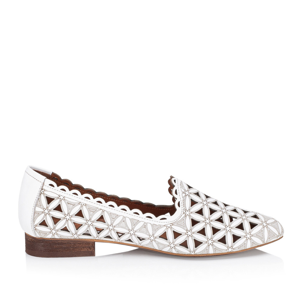 detail Dámské mokasíny IBERIUS 182-707 02 bílá S5