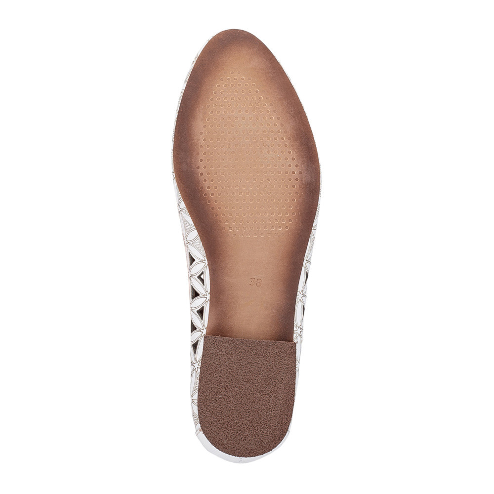 detail Dámské mokasíny IBERIUS 182-707 02 bílá S5