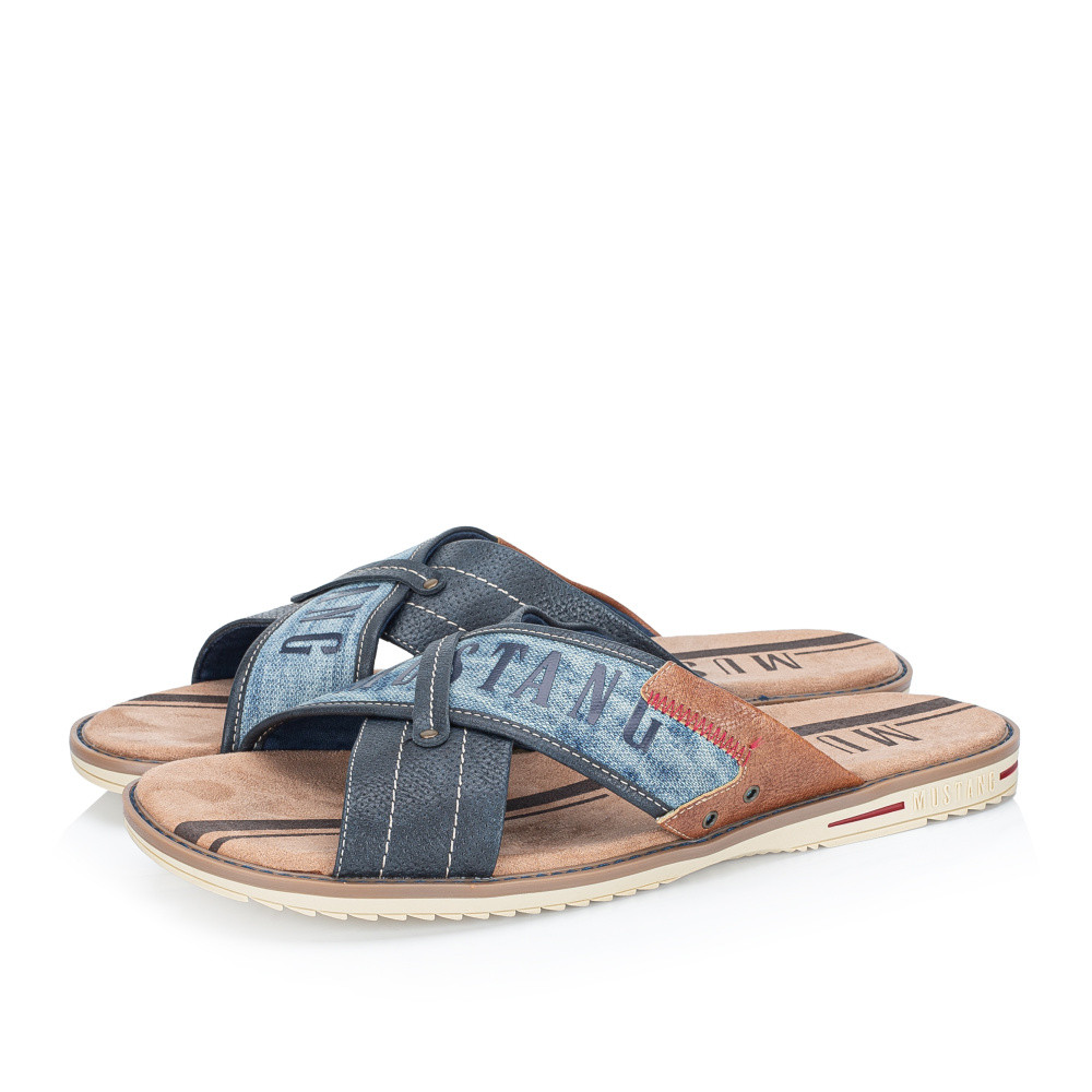 detail Pánské nazouváky MUSTANG 4152705-820 modrá S5