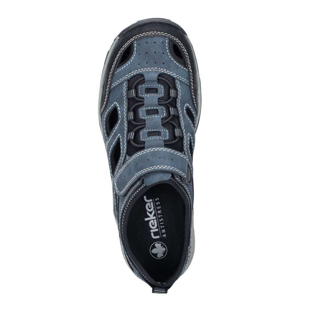detail Pánské sandály RIEKER 08063-14 modrá S6