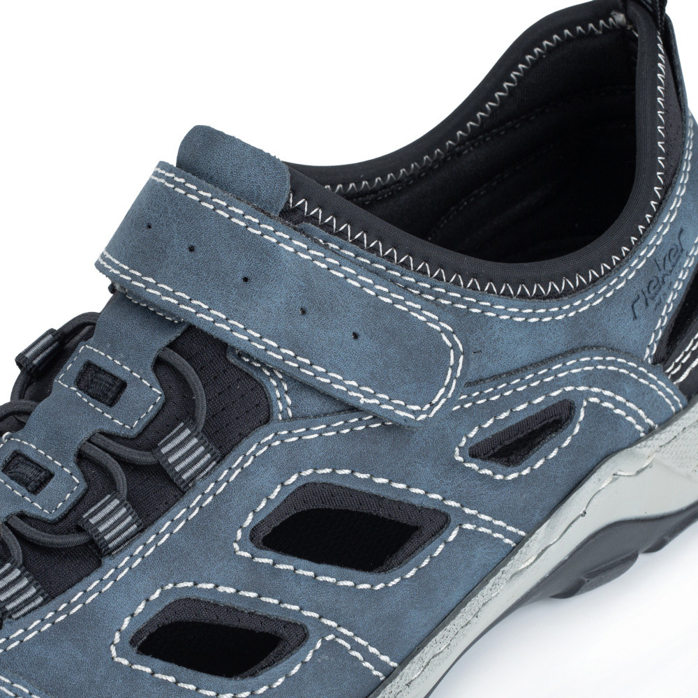 detail Pánské sandály RIEKER 08063-14 modrá S6