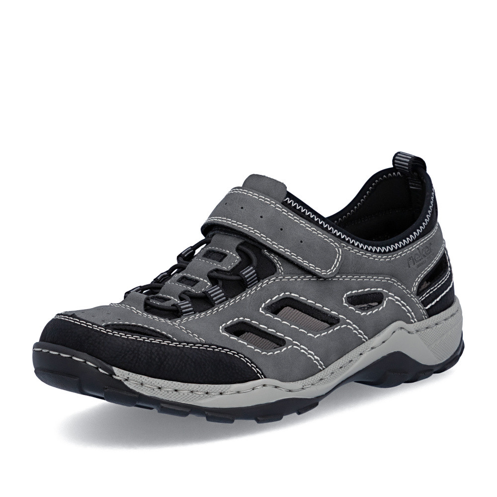 detail Pánské sandály RIEKER 08063-45 šedá S6