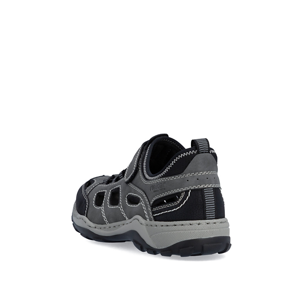 detail Pánské sandály RIEKER 08063-45 šedá S6