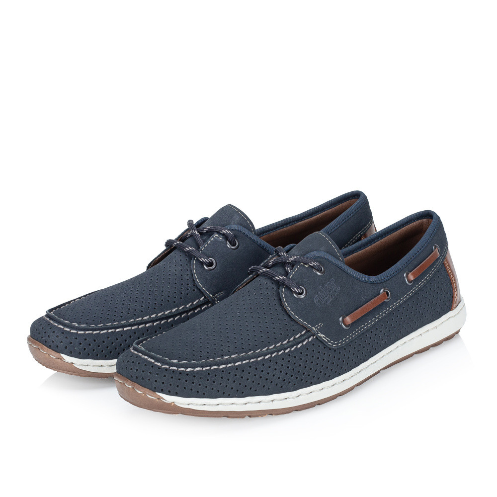 detail Pánské polobotky RIEKER 08816-14 modrá S6