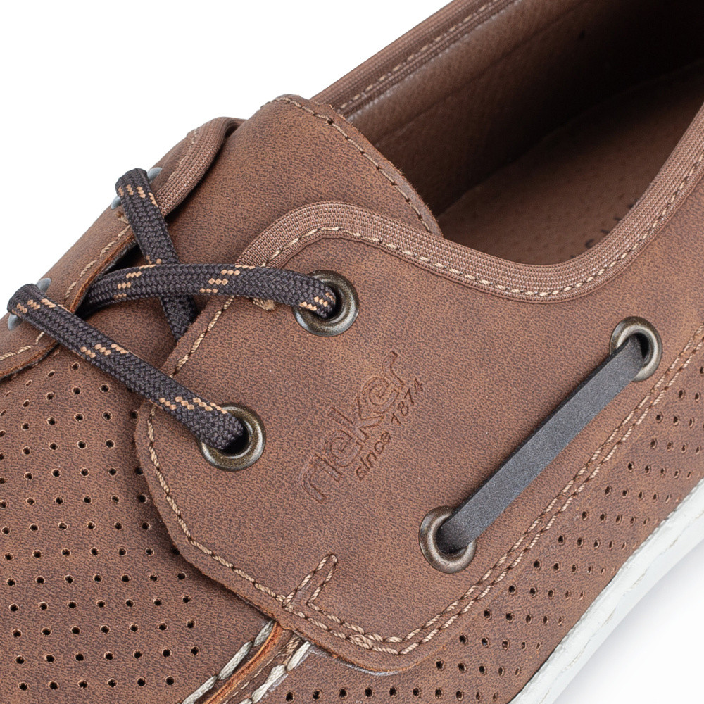 detail Pánské polobotky RIEKER 08816-24 hnědá S6