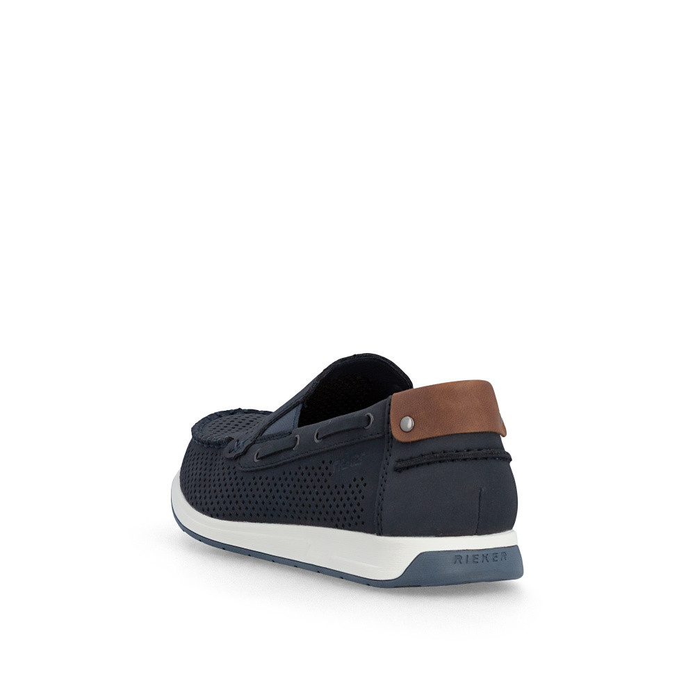 detail Pánské mokasíny RIEKER 11957-14 modrá S6