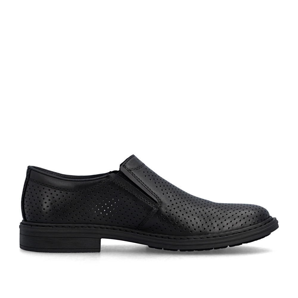 detail Pánské mokasíny RIEKER 17675-00 černá S6