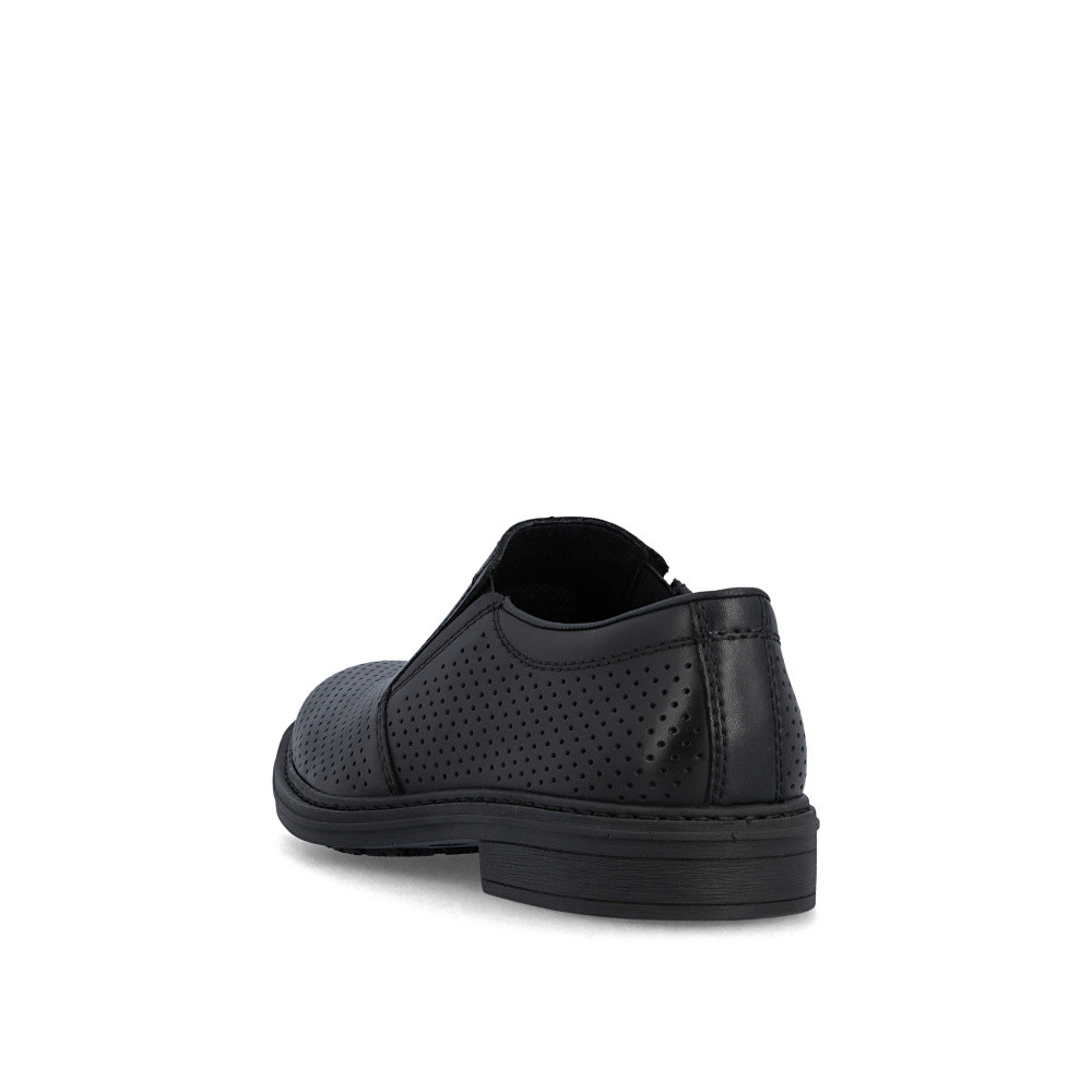 detail Pánské mokasíny RIEKER 17675-00 černá S6