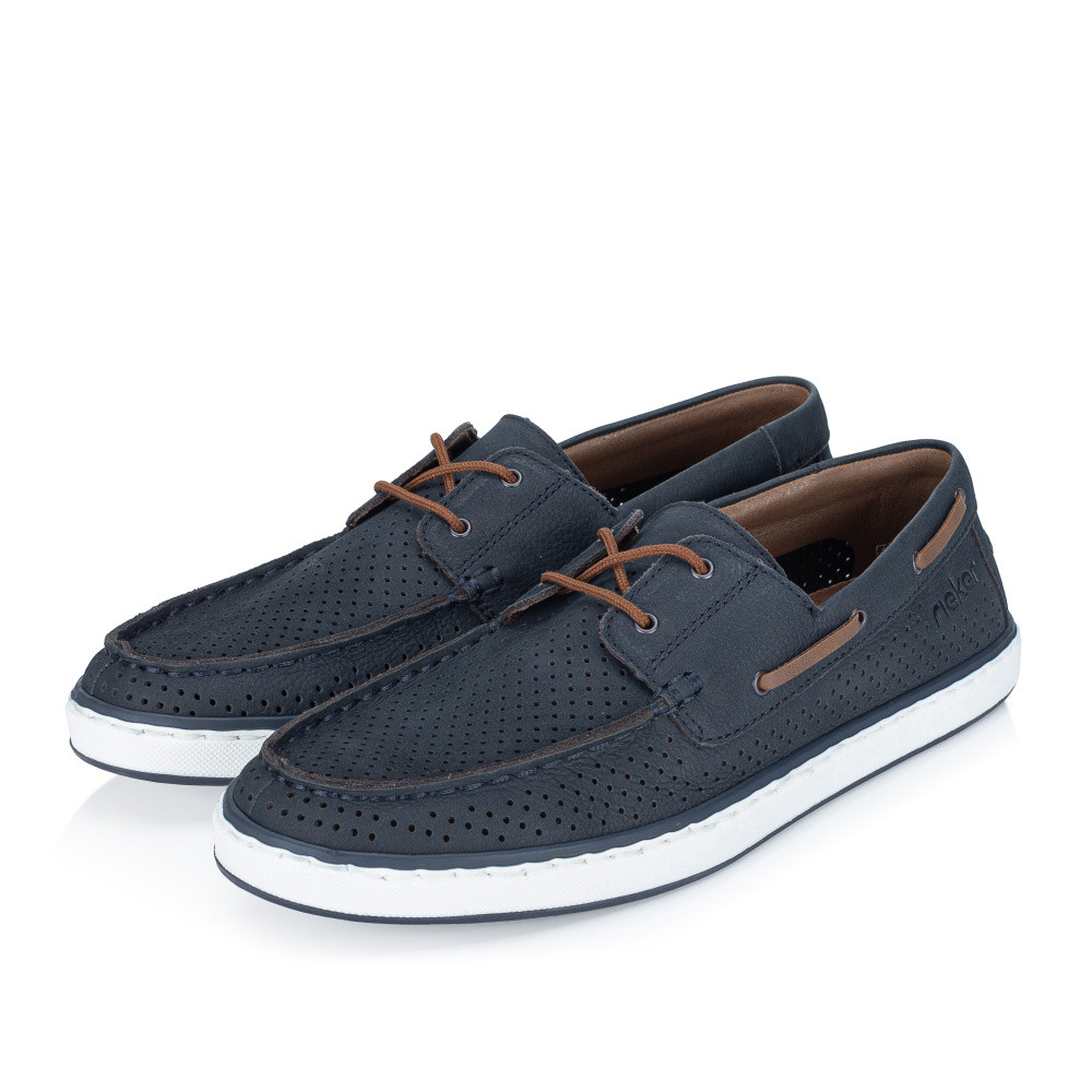 detail Pánské polobotky RIEKER 19607-14 modrá S6