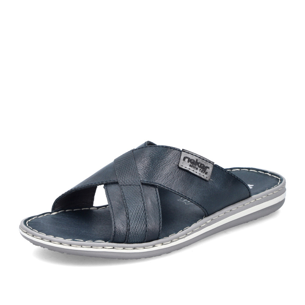 detail Pánské nazouváky RIEKER 21082-14 modrá S6