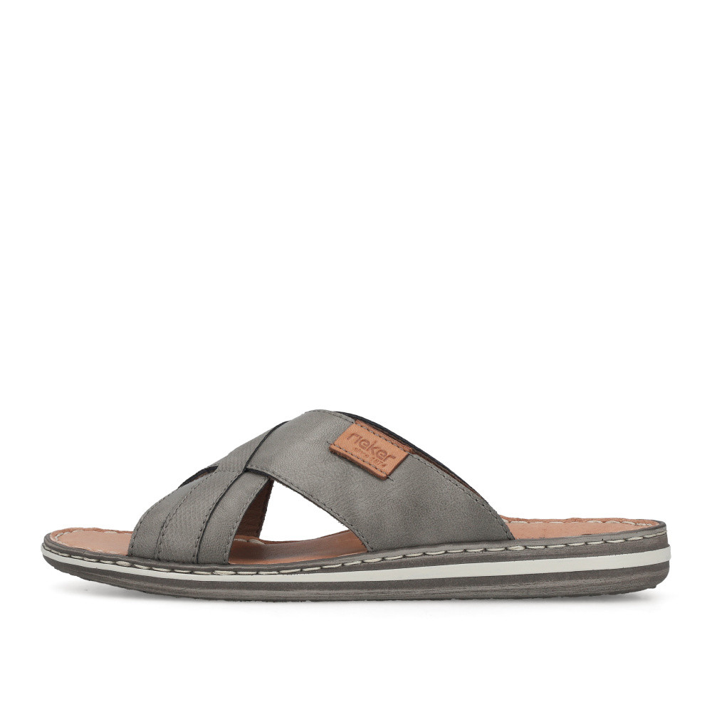 detail Pánské nazouváky RIEKER 21082-42 šedá S6