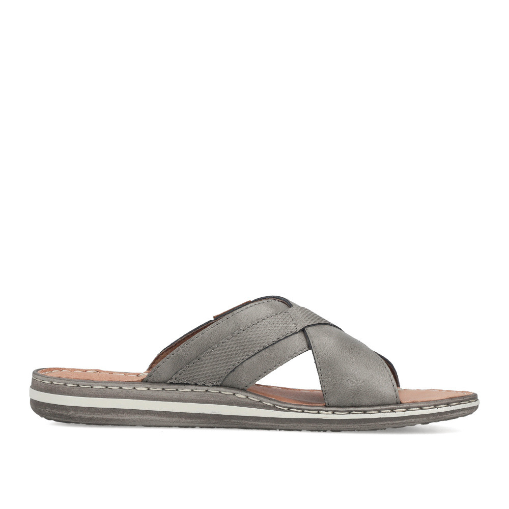 detail Pánské nazouváky RIEKER 21082-42 šedá S6