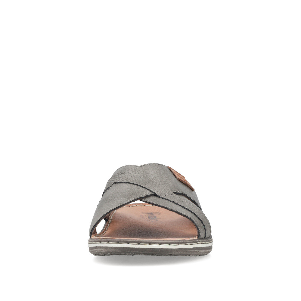 detail Pánské nazouváky RIEKER 21082-42 šedá S6