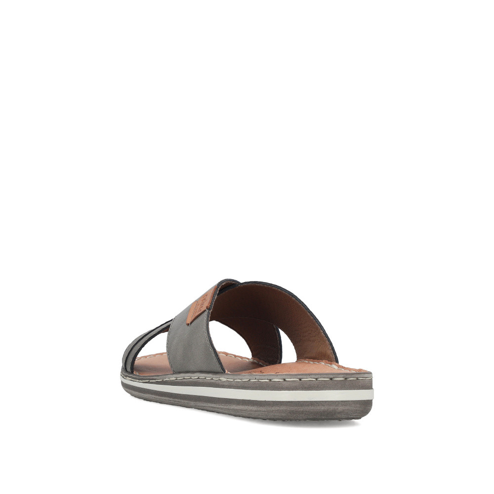 detail Pánské nazouváky RIEKER 21082-42 šedá S6