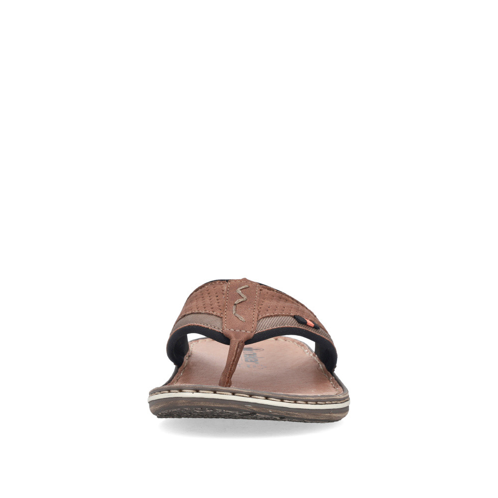 detail Pánské žabky RIEKER 21084-23 hnědá S6