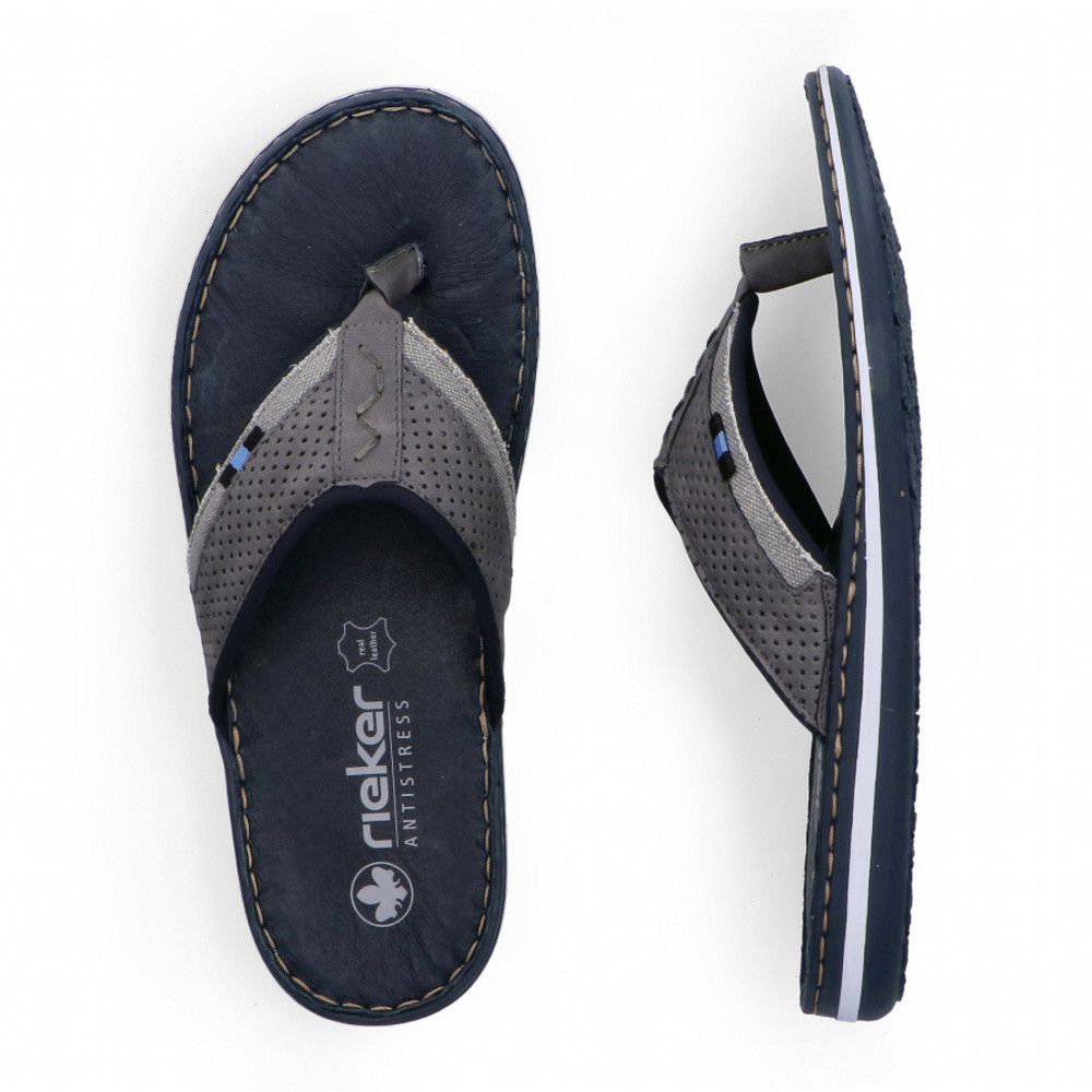 detail Pánské žabky RIEKER 21084-42 šedá S6