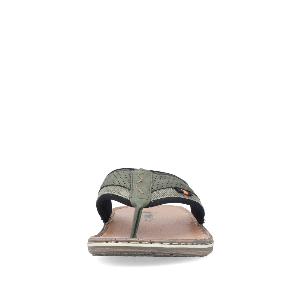 detail Pánské žabky RIEKER 21084-54 zelená S6