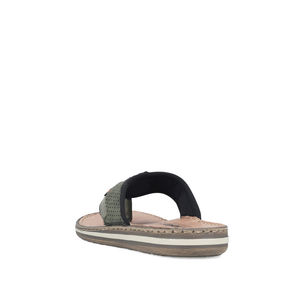 detail Pánské žabky RIEKER 21084-54 zelená S6