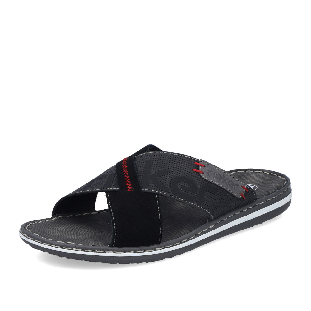 detail Pánské nazouváky RIEKER 21098-02   BLACK   F/S6