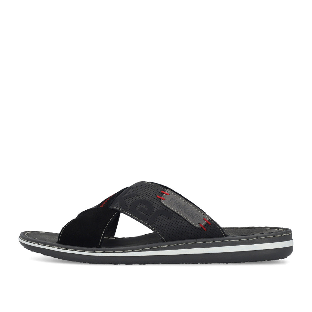 detail Pánské nazouváky RIEKER 21098-02   BLACK   F/S6