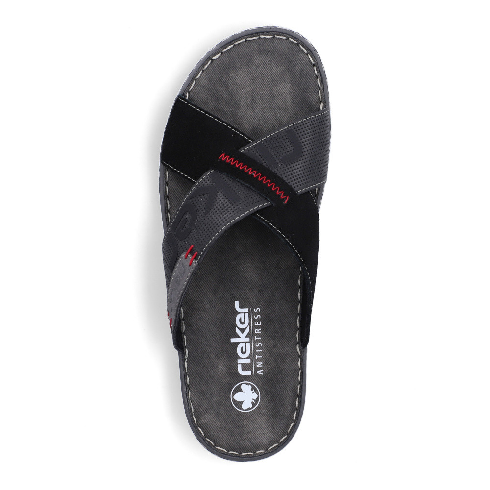 detail Pánské nazouváky RIEKER 21098-02   BLACK   F/S6