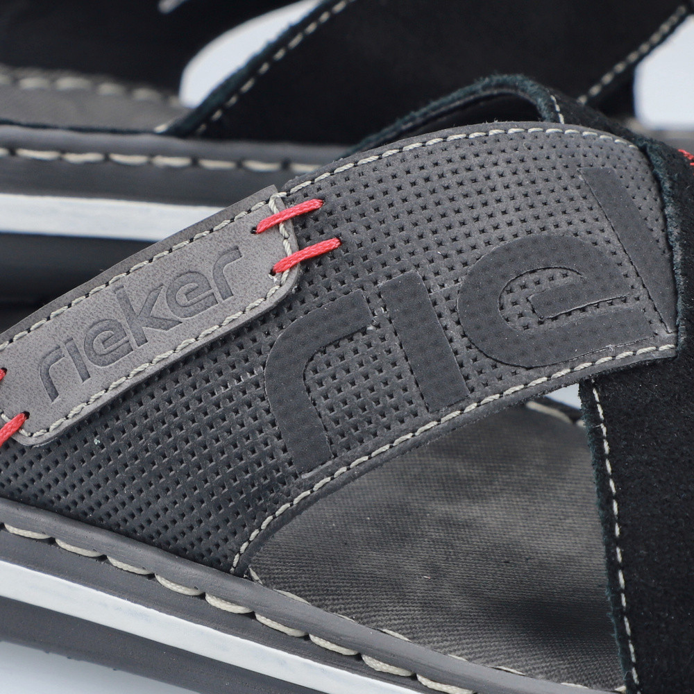 detail Pánské nazouváky RIEKER 21098-02   BLACK   F/S6